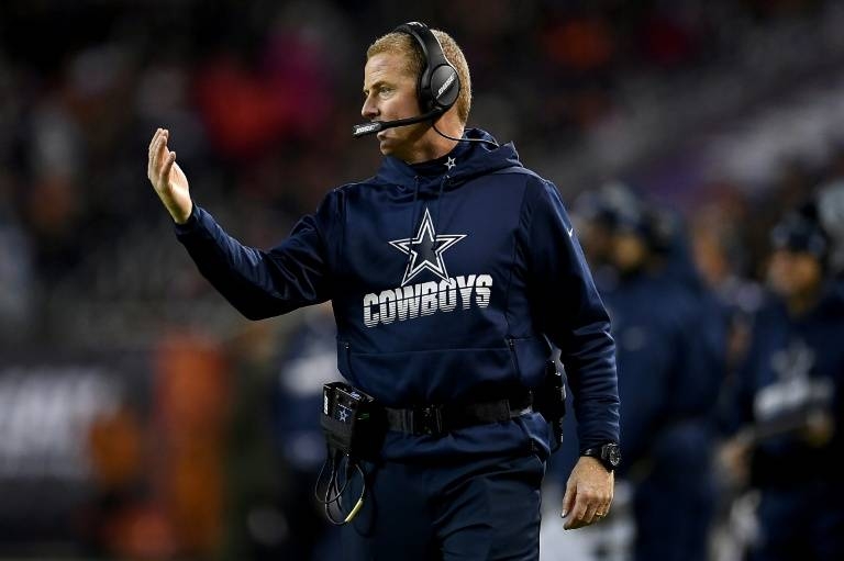 Dallas Cowboys coach Jason Garrett is under pressure following his team's lackluster defeat to Chicago. — AFP