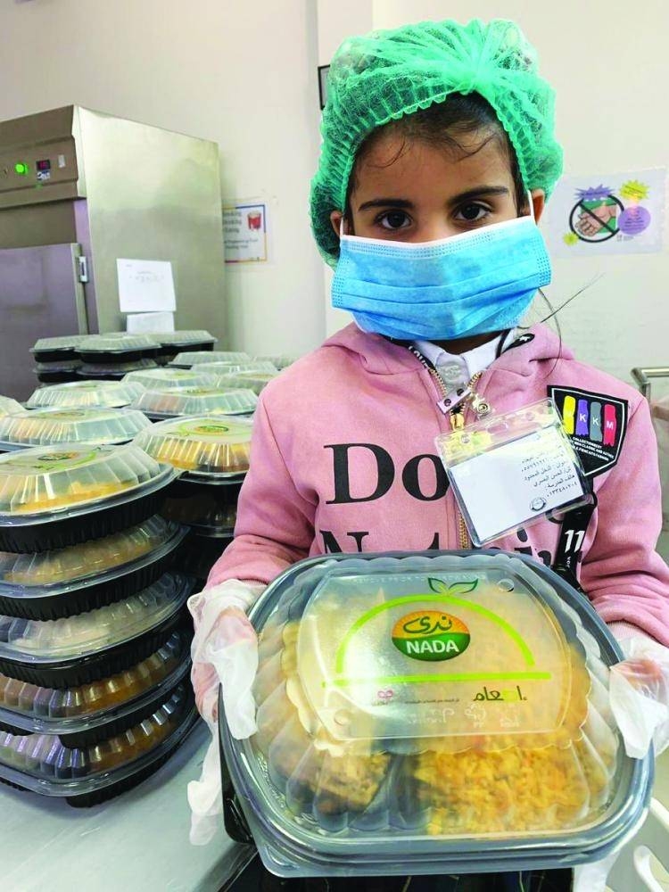 A total of 780,113 meals were distributed in Jeddah while 109,396 were distributed in Riyadh, 104,568 in Dammam and 41,482 in Jubail. — Courtesy photo