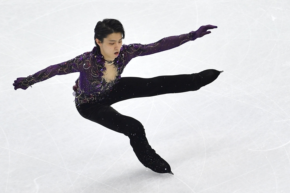 USA's Nathan Chen performs during the Men Free Skating program at the ISU Grand Prix of figure skating Final 2019 in Turin, on Saturday. — AFP