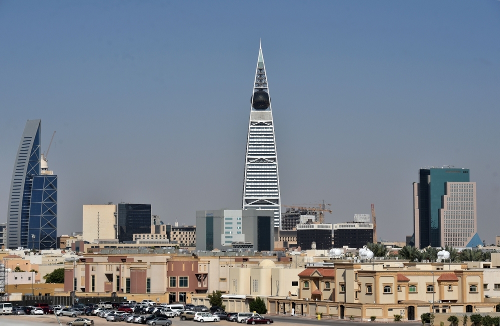The Faisaliya tower stands among other buildings in the Saudi capital Riyadh on Dec.5, 2019. — AFP