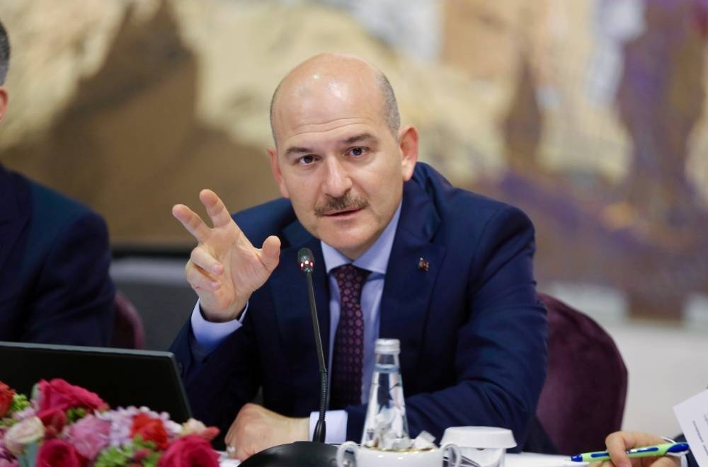 Turkish Interior Minister Suleyman Soylu speaks during a news conference for foreign media correspondents in Istanbul, Turkey, in this August 21, 2019 file picture. — Courtesy photo