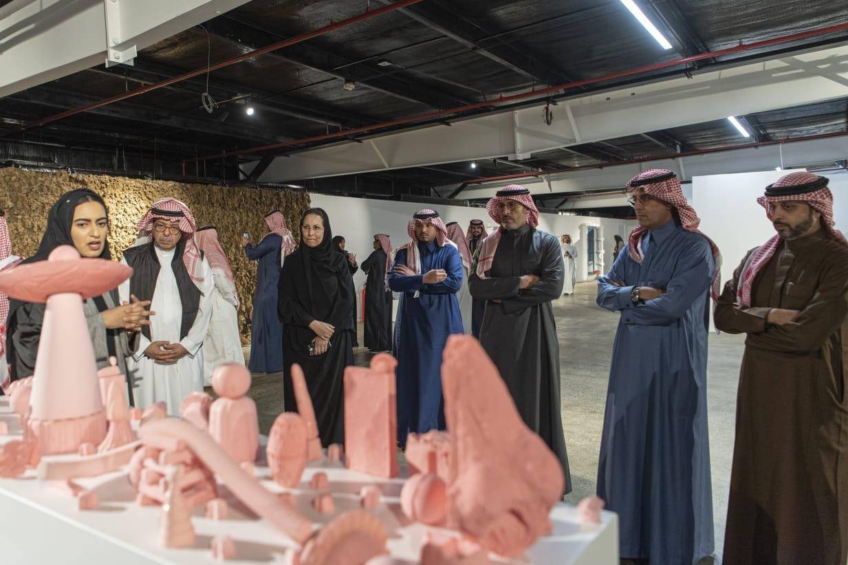 Works of 27
Arab artists
on display at
Diriyah expo