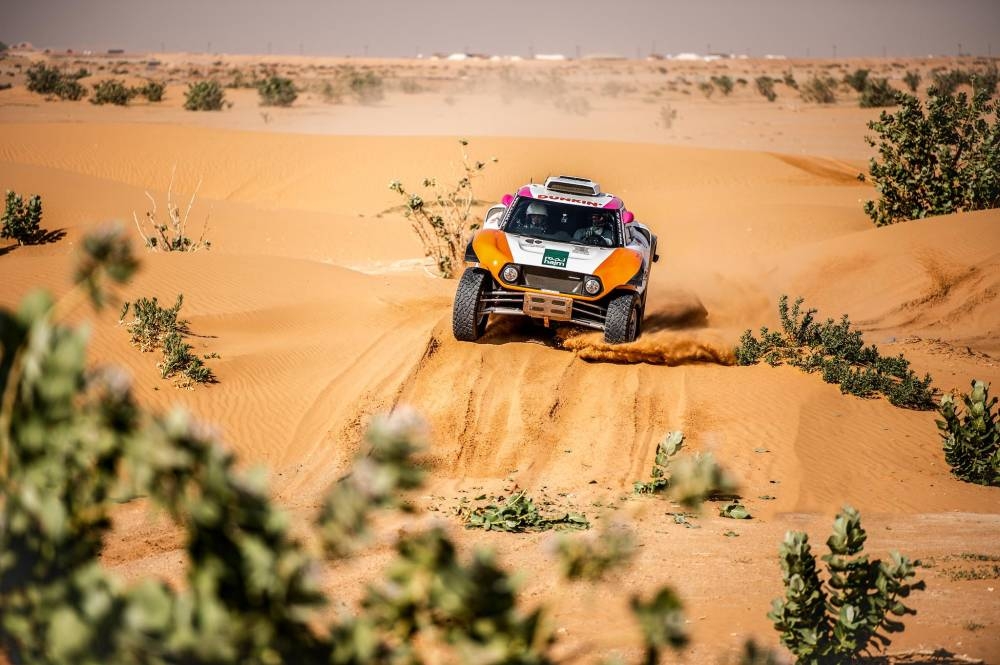 Yasir Seaidan in action at the recent Riyadh Rally.