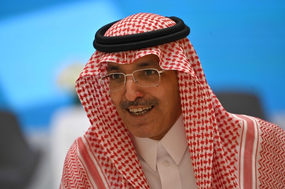 Saudi Arabia's Minister of Finance Mohammed Al-Jadaan during the Kingdom’s Budget 2020 Forum in Riyadh on Tuesday.