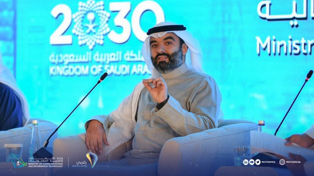 Saudi Arabia's Minister of Communications and Information Technology Abdullah Al-Swaha during the Kingdom’s Budget 2020 Forum in Riyadh on Tuesday.