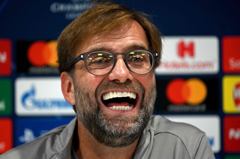 In this file photo taken on Nov. 4, 2019 Liverpool's German manager Jurgen Klopp attends a press conference at Anfield stadium in Liverpool on the eve of their UEFA Champions League Group E football match against Genk. Klopp has agreed a contract extension with Liverpool until 2024, the Premier League leaders announced on Friday. — AFP