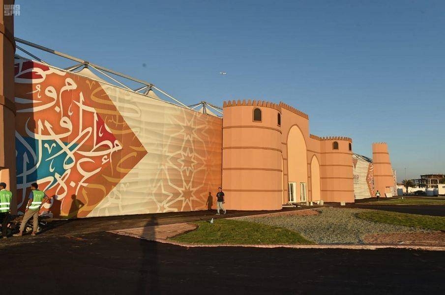 Book fair design derived from ancient design of mud houses