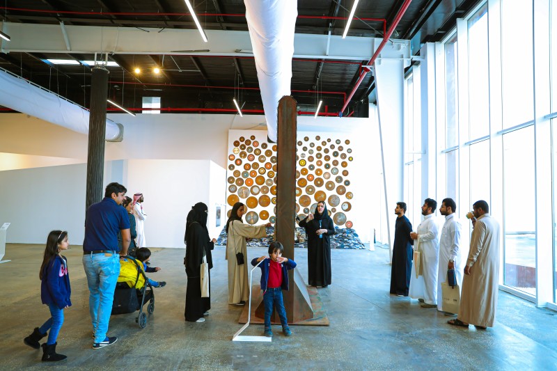 Crowds throng From Within art exhibition in Ad-Diriyah