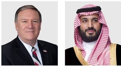 Crown Prince, Pompeo discuss latest developments in Iraq