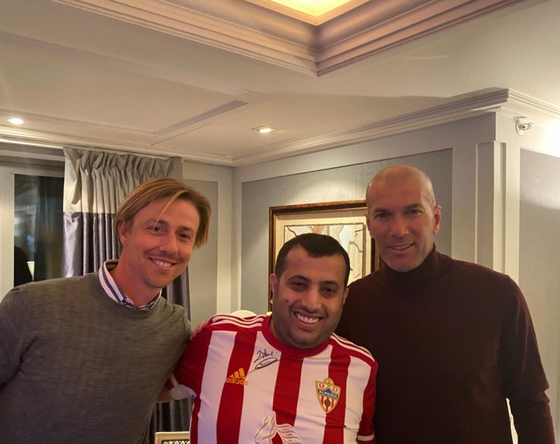 Turki Al-Sheikh poses with Zidane, recreates infamous ‘Materazzi headbutt’