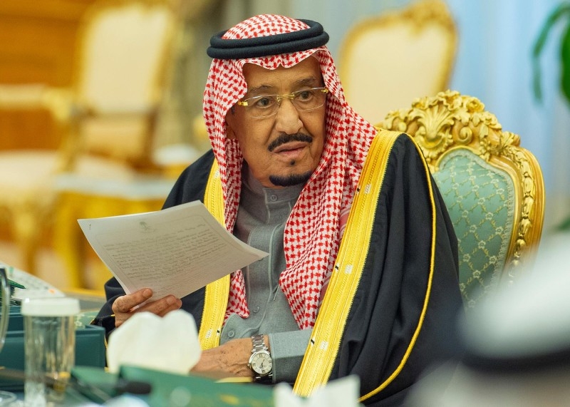 Custodian of the Two Holy Mosques King Salman chaired the weekly session of the Cabinet at Al-Yamamah Palace in Riyadh. — SPA