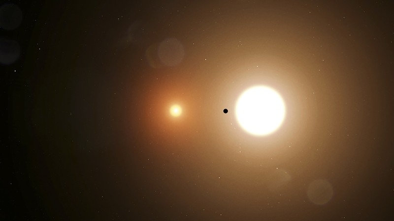 This handout image released on Monday courtesy of NASA's Goddard Space Flight Center shows an artists' illustration of the planet TOI 700 d, the first Earth-size habitable-zone planet discovered by NASA's Transiting Exoplanet Survey Satellite (TESS). The planet is part of the planetary system TOI 700, 100 light-years away in the constellation Dorado. NASA announced that TESS had discovered an Earth-size planet in its stars habitable zone. — AFP