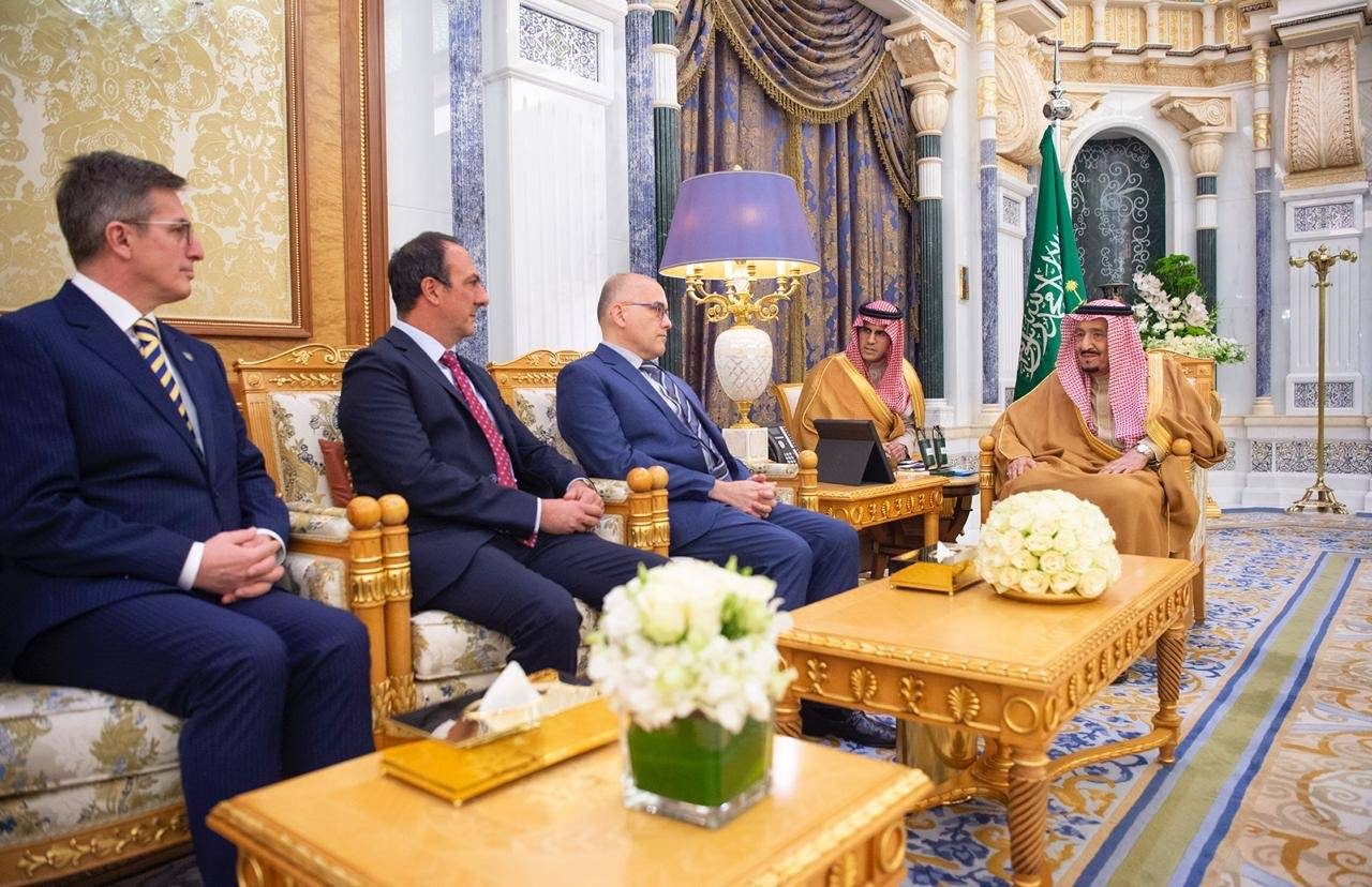The Custodian of the Two Holy Mosques King Salman received Wednesday the credentials of a number of ambassadors of countries accredited to the Kingdom. — SPA