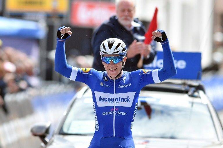 Remco Evenepoel at the 2019 Tour of Belgium. — AFP 