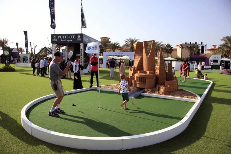 The Entertainment Zone at the Saudi International.