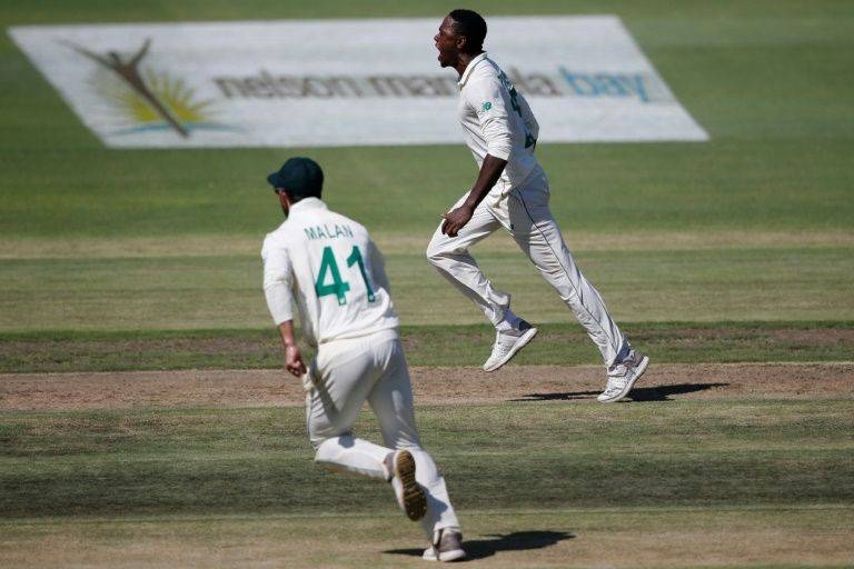 South Africa's Kagiso Rabada claimed two English wickets on the first day of the third Test. — AFP