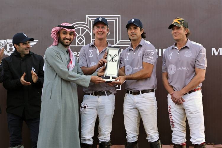 Prince Abdulaziz Bin Turki Bin Faisal, chairman of the General Sports Authority (GSA), crowned team Amaala winners of the first ever Desert Polo Championship in AlUla.