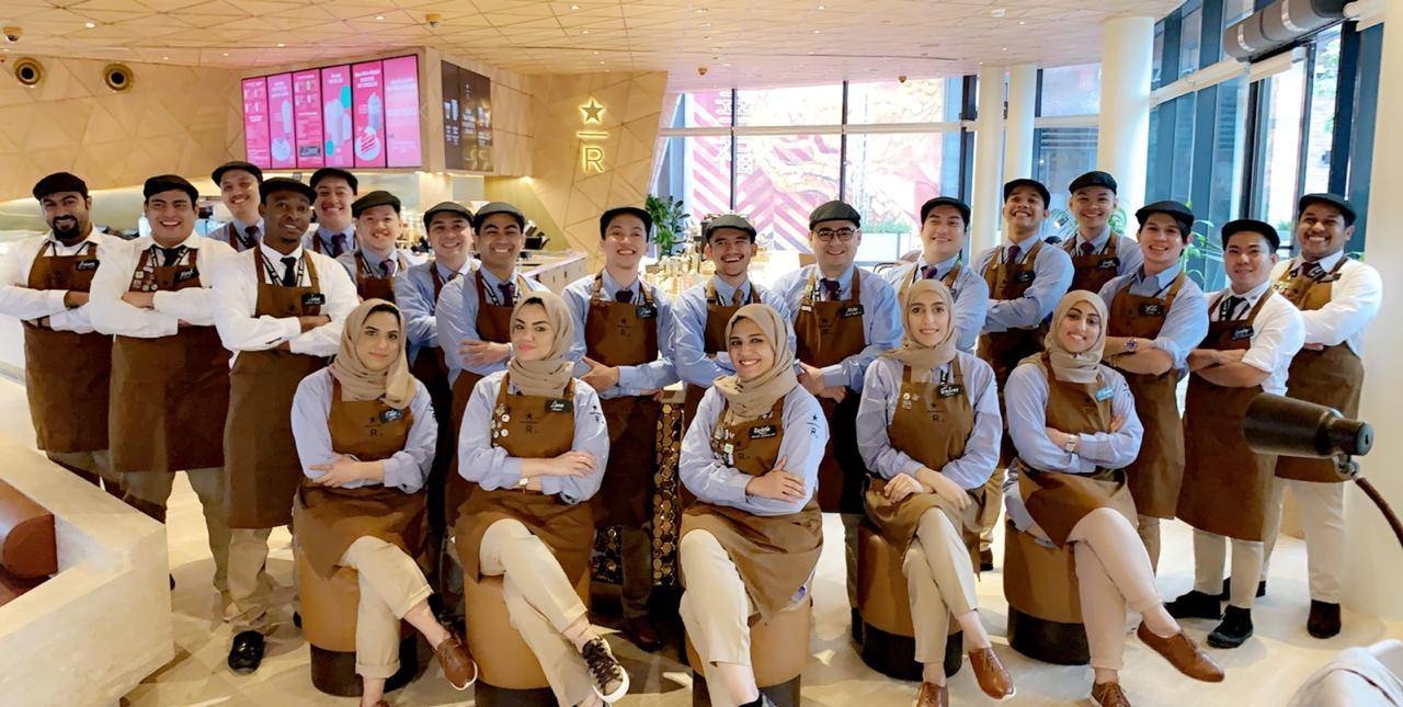 The new branch has the largest number of Saudi women working in any one Starbucks branch in the Kingdom