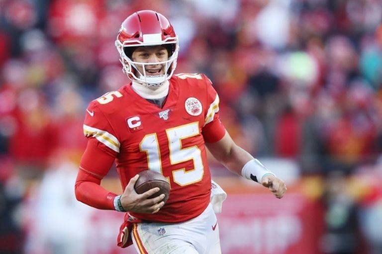 Patrick Mahomes is all smiles after leading the Kansas City Chiefs back to the Super Bowl for the first time in 50 years. — AFP 
