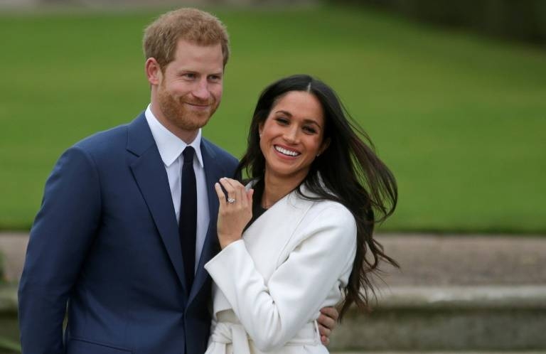Prince Harry and his wife Meghan are seen in this file photo. — AFP