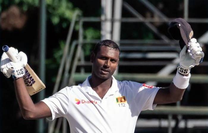 ngelo Mathews struck his highest Test score with an unbeaten 200 on Wednesday as Sri Lanka left Zimbabwe battling to save the series opener going into the final day at Harare.