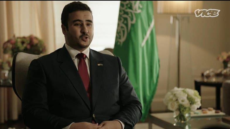 Saudi Deputy Minister of Defense Prince Khalid Bin Salman speaking in a wide-ranging interview with VICE media channel. 