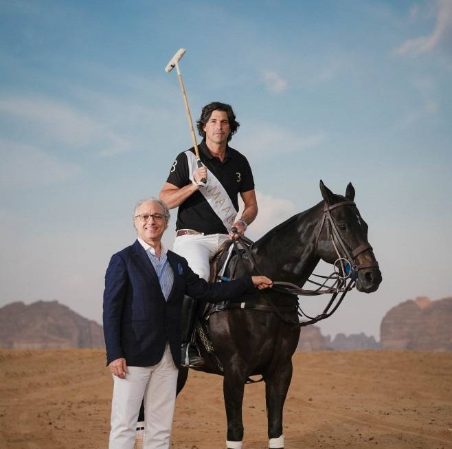 AMAALA Chief Executive Officer Nicholas Naples pictured with polo superstar Ignacio ‘Nacho’ Figueras. — Courtesy photo