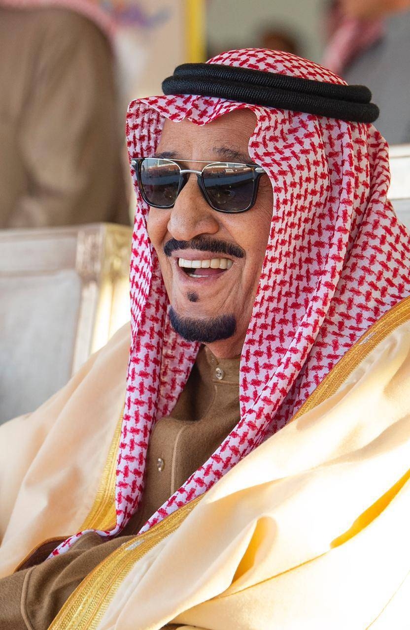 Custodian of the Two Holy Mosques King Salman at the closing ceremony of the 4th King Abdulaziz Camel Festival in Riyadh, Sunday. — SPA photos