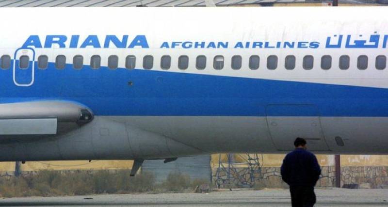 A state-owned Ariana Afghan Airlines plane is seen in this file picture. — Courtesy photo