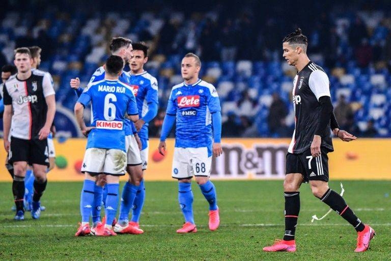 Napoli won for the first time since Dec. 22 with victory over Cristiano Ronaldo's Juventus. — AFP