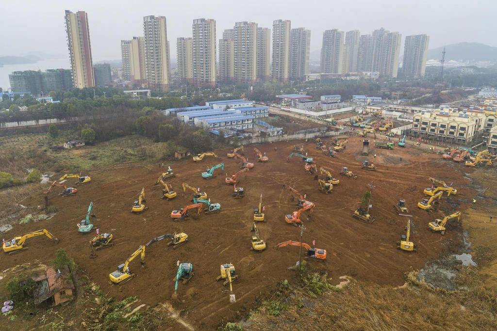 It is one of two makeshift hospitals that Chinese authorities are rushing to build within a fortnight in the city of 11 million people to relieve medical facilities swamped with patients waiting for hours to see doctors. — AFP