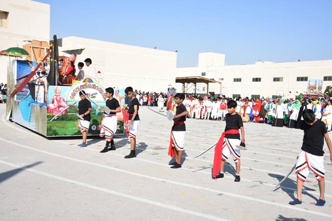 IISD Managing Committee Kaleem Ahmad and Principal and HOI Zubair Ahamed Khan welcomed with a guard of honor.