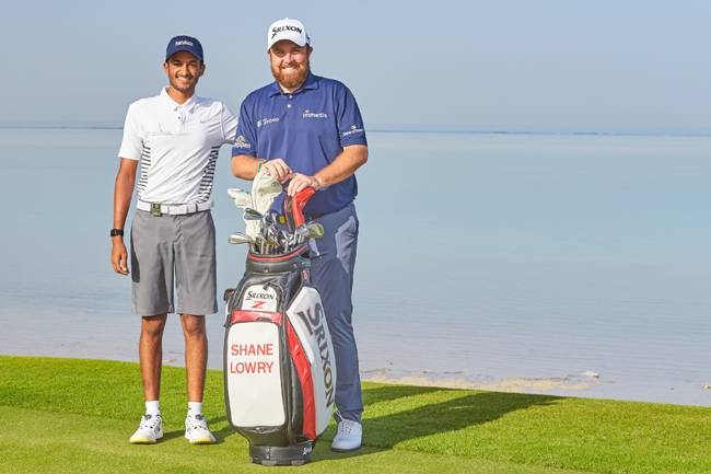 Saud Al-Sharif shows off his swing at KAEC.