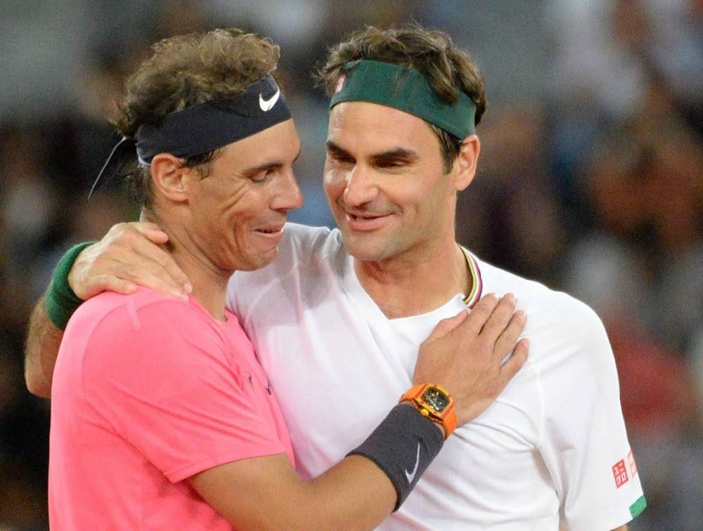 Federer won 6-4 3-6 6-3 in a match in which the players had to contend with cool, windy conditions in the stadium that was built for the 2010 football World Cup. — Courtesy photo