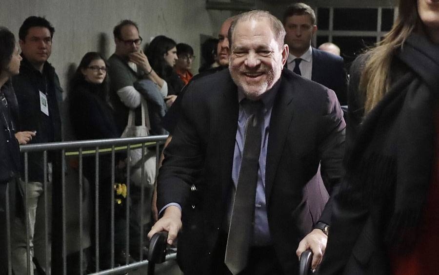 Harvey Weinstein leaves a Manhattan courtroom during his rape trial in New York in this Feb. 7, 2020 file picture. — Courtesy photo