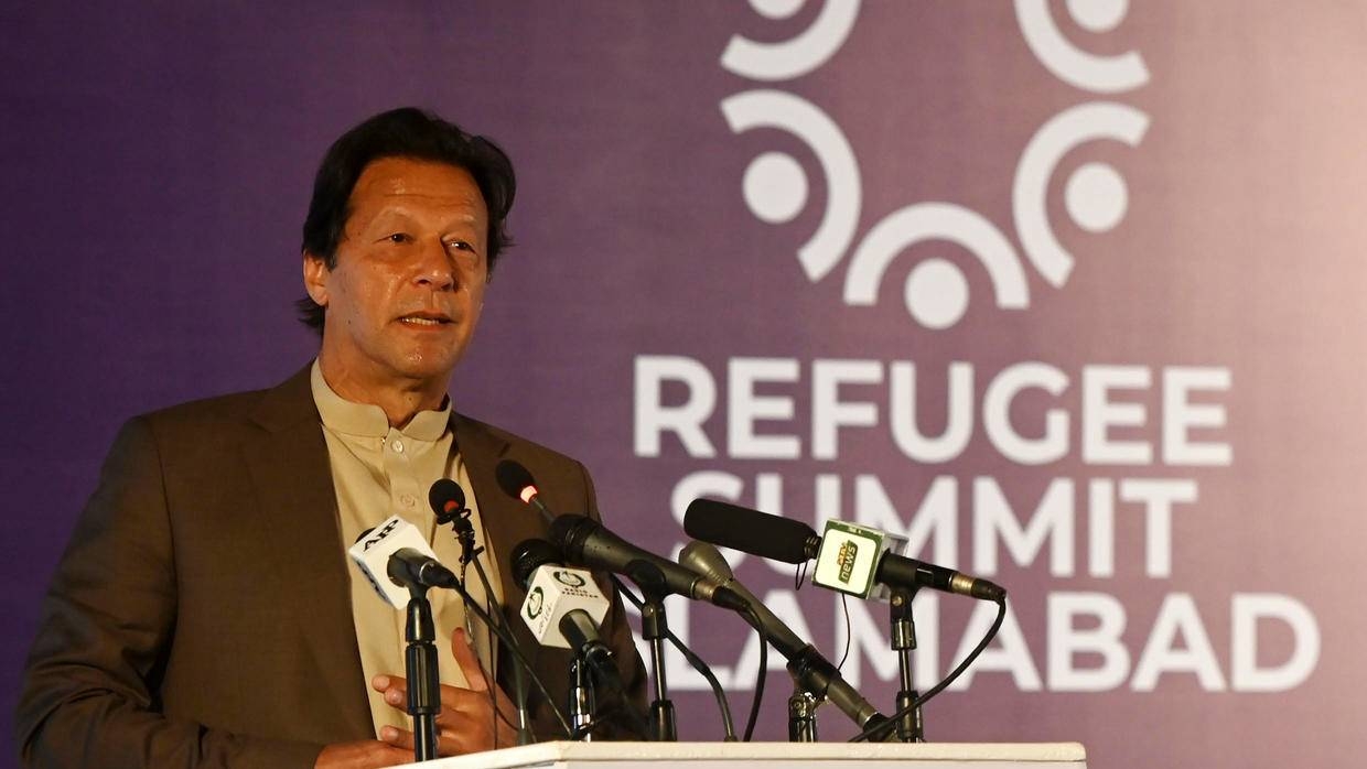 Khan was addressing a conference marking 40 years of hosting Afghan refugees in his country.