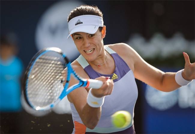 Ninth seed Garbine Muguruza took almost two-and-a-half hours to get past Russian Veronika Kudermetova to make the Dubai Tennis quarterfinals. 