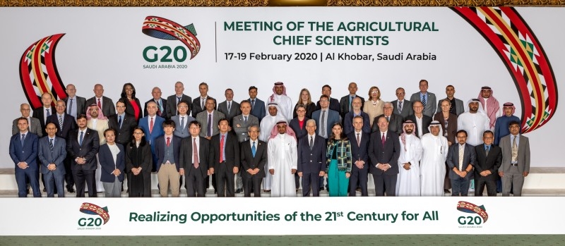 Agricultural scientists from the G20 countries, invited guest countries, and international organizations attended the 9th Meeting of Agricultural Chief Scientists (MACS) of the G20 in Alkhobar. 