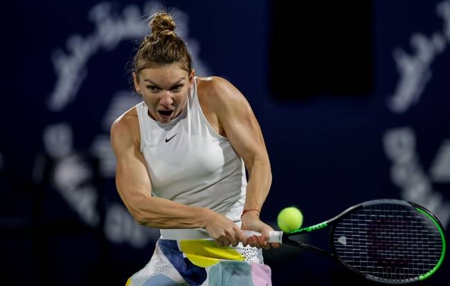 Top seed Simona Halep had to come from behind for a second straight day on Thursday, overhauling Aryna Sabalenka 3-6, 6-2, 6-2 to reach the Dubai Championships semifinals.