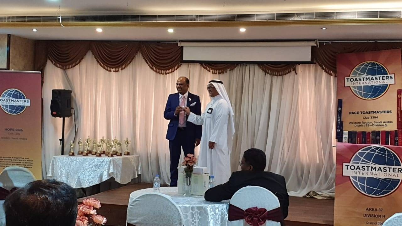 Toastmasters steal the limelight in Area 37 contest