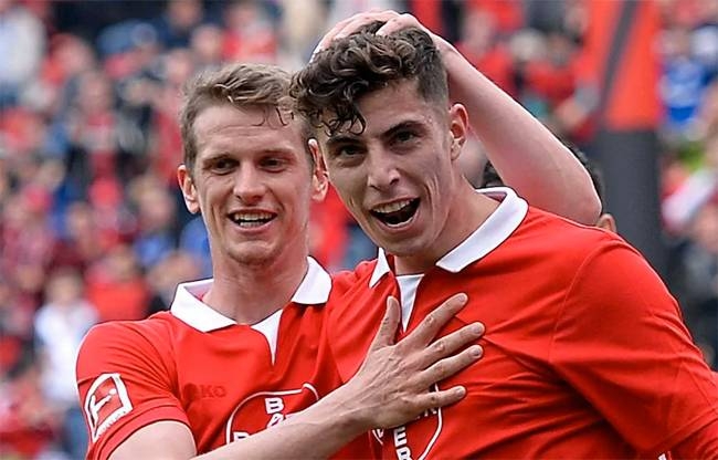 Kai Havertz starred in his first match wearing the Bayer Leverkusen captain's armband as his side beat Augsburg 2-0 at the BayArena to edge closer to the Bundesliga top four on Sunday. 