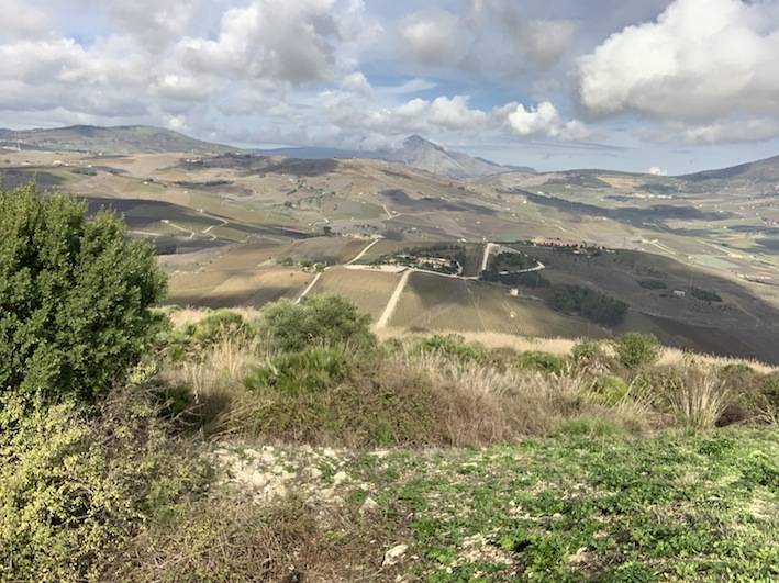 Sicilian countryside. 
