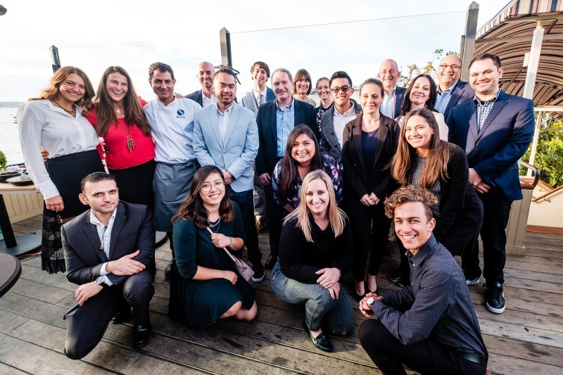 The BlueNalu team at its Premier Culinary Demonstration in December 2019.