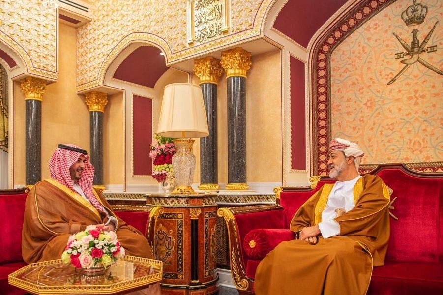 Sultan Haitham had received Prince Khalid bin Salman in Muscat. — SPA