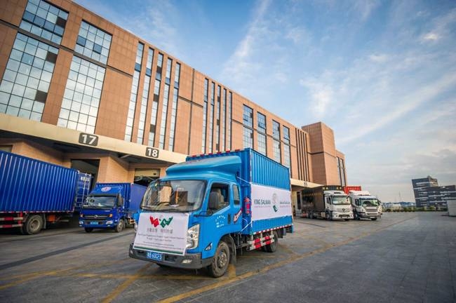 A new consignment of Saudi aid via the King Salman Humanitarian Aid and Relief Center (KSRelief) arrived on Monday in the Chinese city of Wuhan. — SPA