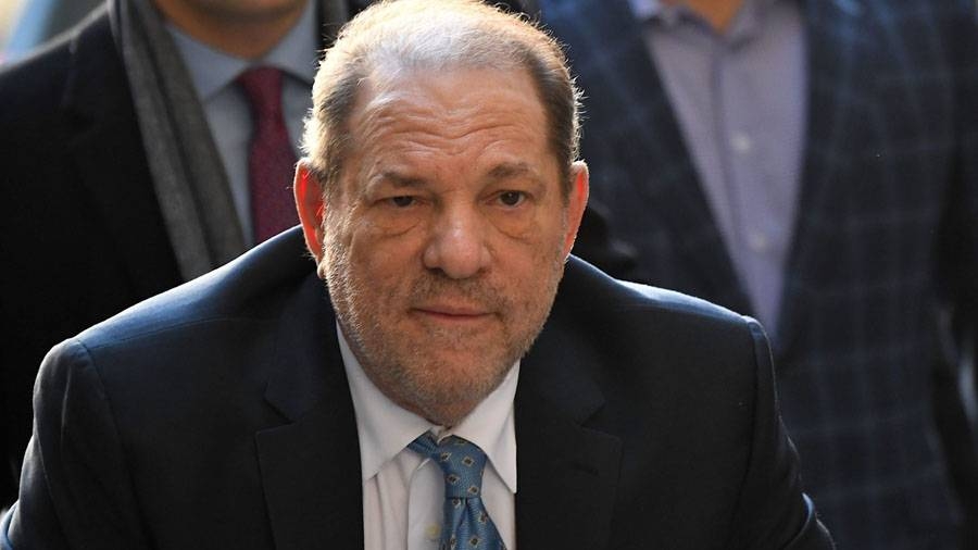 Harvey Weinstein arrives at the Manhattan Criminal Court in New York City in this Feb. 24, 2020 file photo. — AFP