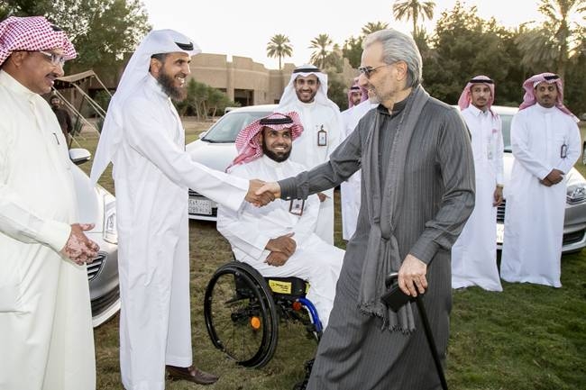 Prince Alwaleed Bin Talal, chairman of Alwaleed Philanthropies, delivered the third instalment of vehicles for two separate projects in Saudi Arabia.