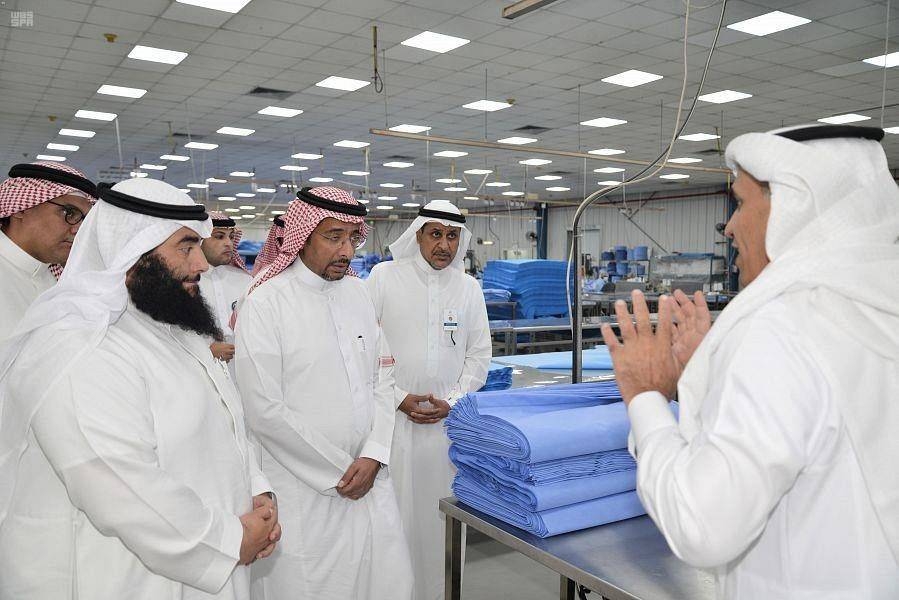 The government is determined to extend all its support to factories making medical products so as they produce sufficient quantities of supplies in order to combat the coronavirus pandemic, said Minister of Industry and Mineral Resources Bandar Al-Khorayef on Wednesday. — SPA photo