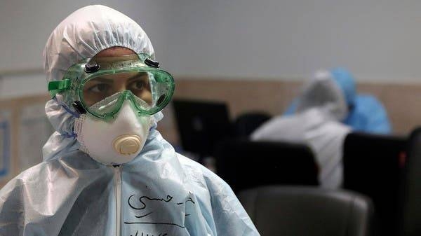 A nurse wears protective gear in a ward dedicated for people infected with the new coronavirus, at a hospital in Tehran. -- Courtesy photo