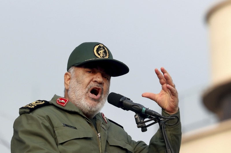 Head of Iran’s elite Revolutionary Guards Hossein Salami is seen in this file picture. — Courtesy photo
